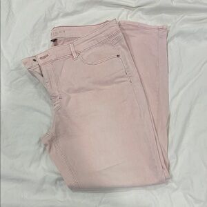 White House Black Market Light Pink Skinny Jeans